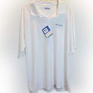 NWT- Columbia men’s short sleeved shirt polo style XL
